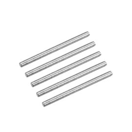 TOP-VIGOR 15Pcs M4 x 70mm Fully Threaded Rod, 304 Stainless Steel Right Hand Threads Rods, Fully Studding Rod Bar for Anchor Bolts, Clamps, Hangers and U-Bolts