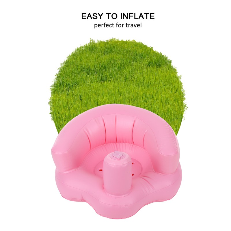 Inflatable Baby Chair Portable Kids Sofa Safety Training seat Pushchair