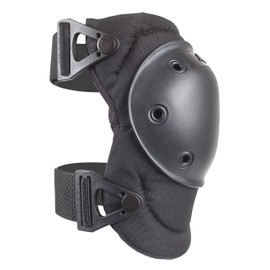 ALTA 50923.00 AltaPRO S Knee Protector Pad, Black Cordura Nylon Fabric, AltaLOK Fastening, Flexible Cap, Round, Black