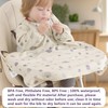 Yiupea Baby Bibs with Long Sleeves Attach to Highchair for
