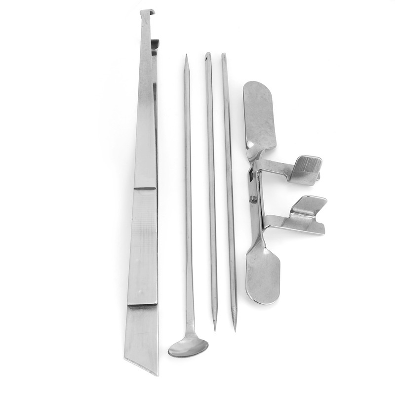 5Pcs Capon Knife Tool Stainless Steel Kit Poultry Farms Veterinary