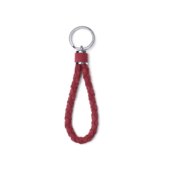 BETTERHUMZ Leather Key Fob Car Weave Keychain Ring Woven Strap
