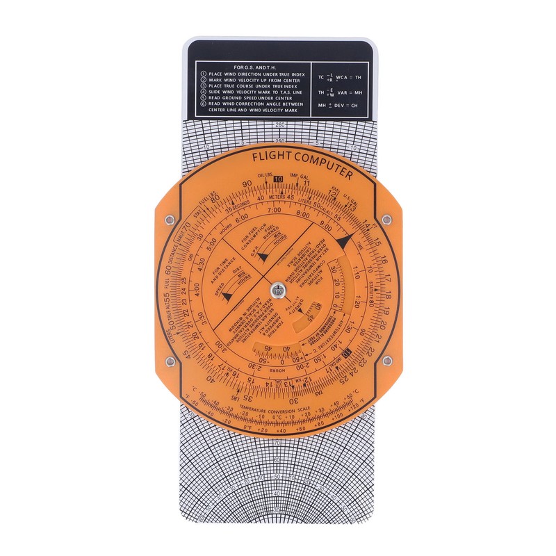 Flight Computer Aviation Pilot Flight Calculator Plastic Military Navigation Training