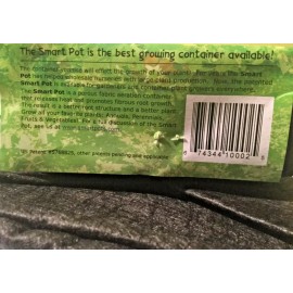 Smart Pot 2 Gallon -Grow Pots Breathable Black Fabric/Soft Sided Garden Planting