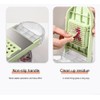 Vegetable Cutter, Multifunctional Vegetable Slicer and Cutting Machine, 9 in