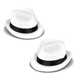 Beistle White Velour Havana Chairman Hat - 1 Pc