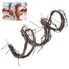 9.8 Ft Brown Artificial Grapevine Garland, Small Faux Tree Trunk