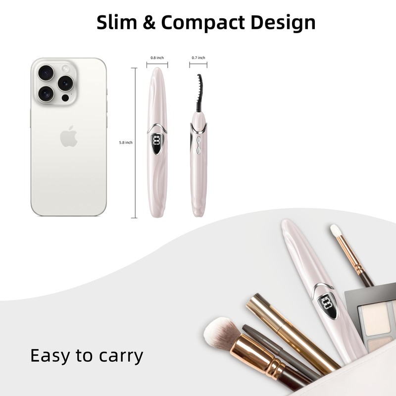 EYECURL Heated Eyelash Curler, S600 Heated Lash Curler, Accurate Temperature