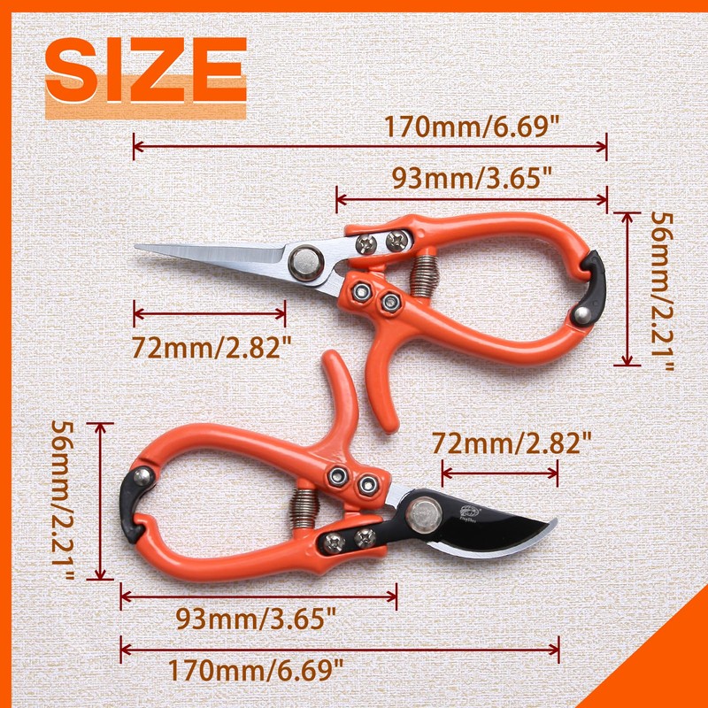 SPEEDWOX Garden Shears, Garden Pruning Shears, Gardening Shears, Pruning Shears,