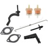 munirater Carburetor Carb with Air Filter Fuel Hose Filter Shut