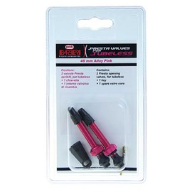 Barbieri Pair of Valve Tubeless SV 45 mm Pink (Valves and Replacement)