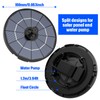 AISITIN DIY Solar Fountain Pump for Water Feature with 3.9ft