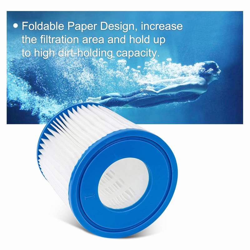 WuYan 2pcs Replacement Swimming Pool Filter Compatible with Best-way I