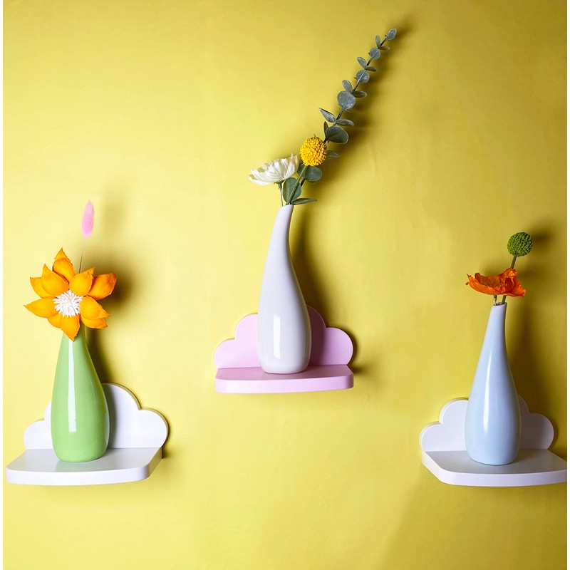 Pyjacos Wall Shelf, Floating Shelf, Set of 3, Wall Shelf,