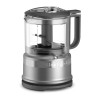 KitchenAid KFC3516CU 3.5 Cup Mini Food Processor (Contour Silver) Speeds