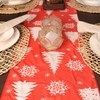 Lang Horn Handmade Christmas Table Runner with Printed Christmas Motif