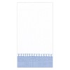 Caspari Linen Border Paper Guest Towel Napkins in Light Blue