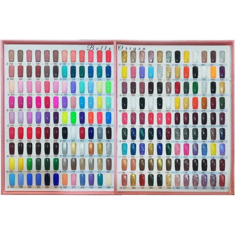 Gel Semipermanente Gama De 6 Piezas Marca Mussa Para Uñas
