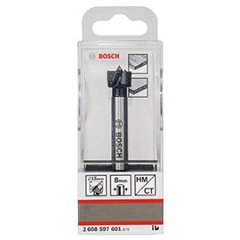 Bosch 2608597601 Hinge Cutting Bit HM 15 x 90 mm, D 8 mm