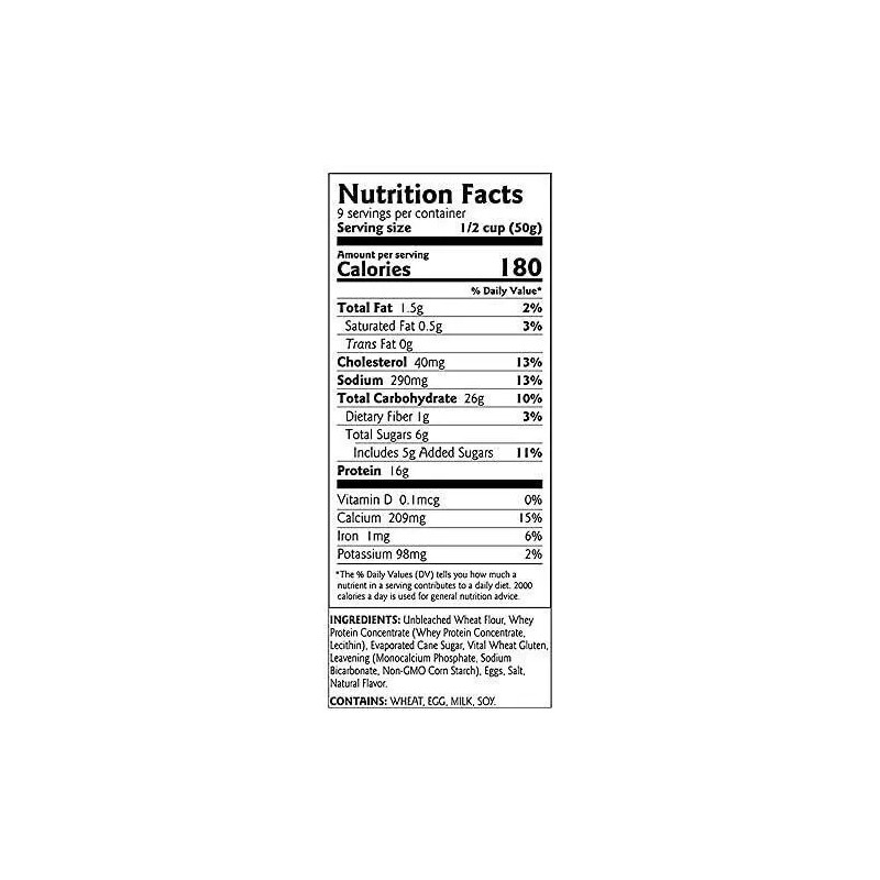 Birch Benders Pancake and Waffle Mix with Whey, Protein, 16
