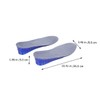 Healvian 1pair Height Increase Insoles for Men and Women Breathable
