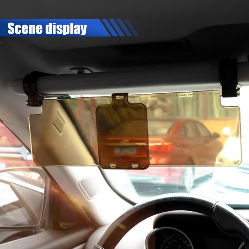 Anti-Glare Car Sun Visor Extender, 2 in 1 Day and