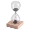 Magnetic Sand Timer Sand Timer, Classic Glass Sand Timer with