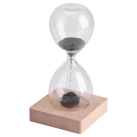 Magnetic Sand Timer Sand Timer, Classic Glass Sand Timer with Magnetic Twist, Funny Office Desk Decoration Display