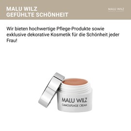 Malu Wilz Camouflage Cream No. 05 Velvet Toffee Brown 5 g I Camouflage Make Up Strong Opaque I Waterproof Concealer Cream for All Skin Types I for Covering Tattoos and Skin Abnormalities