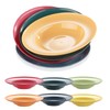 imposyu Pack of 6 Pasta Plates, Soup Plates, Deep Plastic,