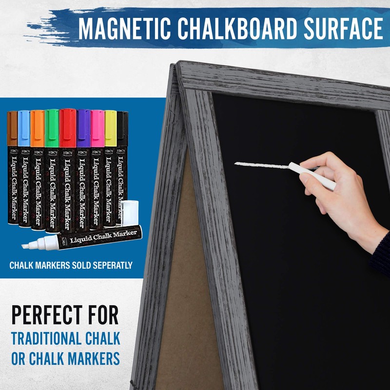 A Frame Chalkboard with Chalk Markers by HBCY Creations: 40x20