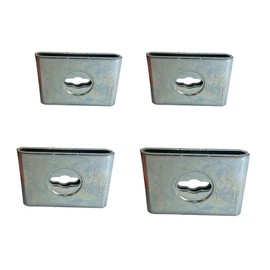 Quest Manufacturing Cable Tray Central Hold Down, Pack of 4 Pcs, Zinc (CT0031-03-4)