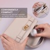 5pcs Travel Pots for Toiletries Transparent Plastic Travel Container Jars