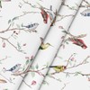 Horaldaily Spring Summer Tablecloth 52x70 Inch Rectangular, Birds Branch Floral