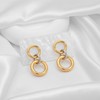 HolidayQbee Gold And Silver Earrings For Women With Circles Mixed