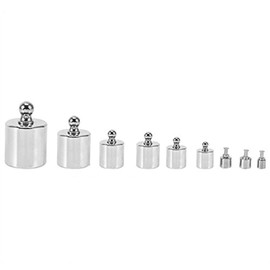 Trimming Shop 510g Scale Weight Chrome Plating for Precise Calibration for Checking the Accuracy of Both Pocket and Digital Scale, Jewelry, Kitchen Scale (19pcs)