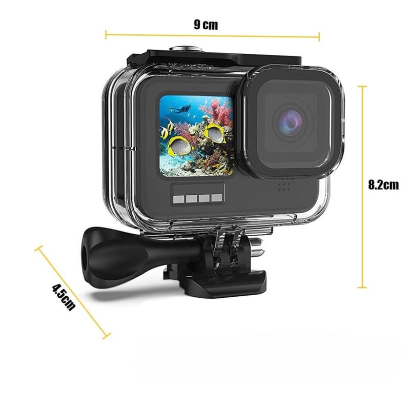 Azragon Gopro Protective housing for Hero13/12/11/10/9 with Quick Release Bracket