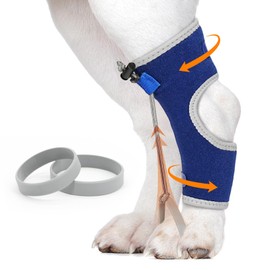 Supet knuckling Brace for Dogs, Comfortable Foot Brace, Ankle Brace Back Leg for Toe Dragging Cause by Myelopathy, Sciatic Nerve Insufficiency & Herniated Disc