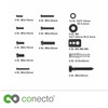 conecto Vesa Screws Set, 64 Pieces, Ideal for TV Mounting,