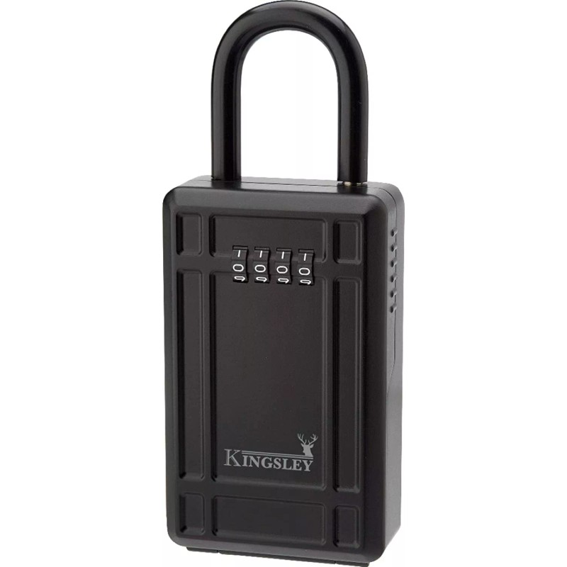 Kingsley Key Lock Box Large Capacity Key Storage Box Resettable
