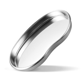 Lotsdonxia 8-Inch Stainless Steel Kidney Tray: A Professional Medical Surgical Instrument Featuring a Large, Curved Dish for Optimal Convenience and Utility