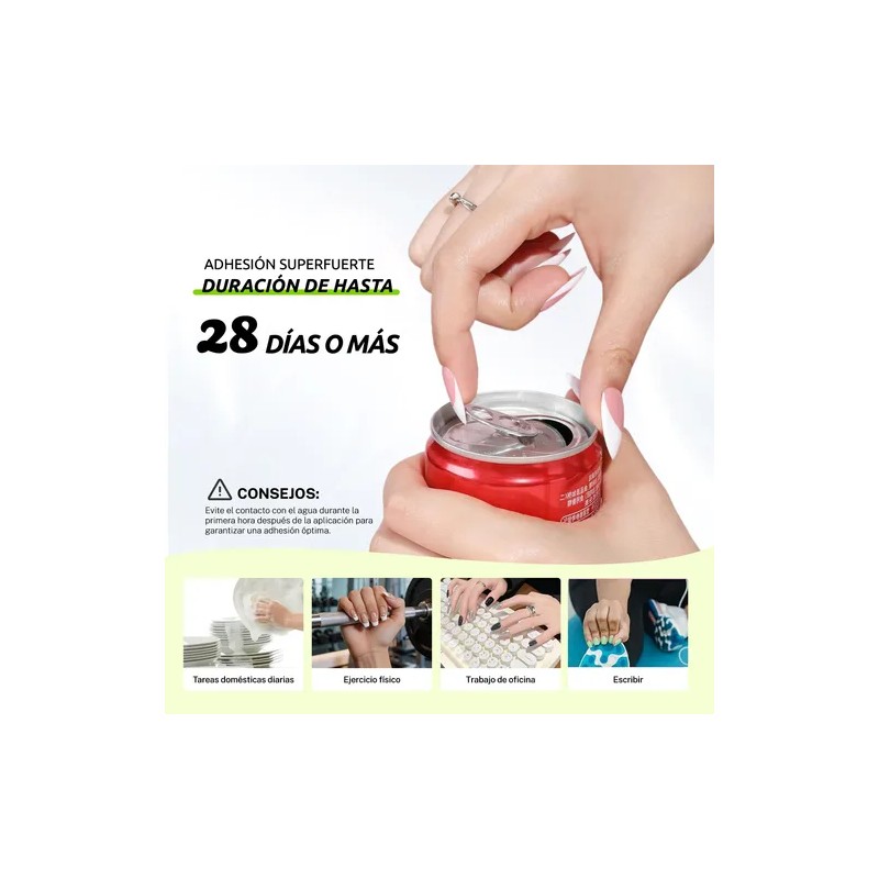 Pegamento Para Tips De Uñas Con Pincel 10ml 3pcs Cherimoya