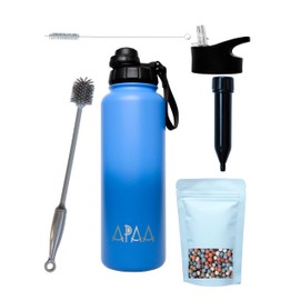 APAA Purify - La Única Botella que Purifica, Filtra y Alcaliniza el Agua. 1.2Litros. Mantiene temperatura por 24 horas