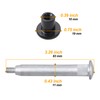 NDRUSH Door Hinge Pin Repair Kits Door Hinge Nuts Anti-Rust