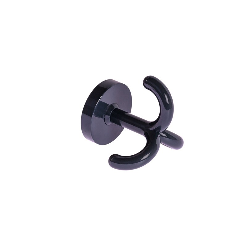 Gedotec Children's Swivel Coat Hook, Triple Hook, Rotatable Plastic, RAL