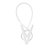 Towa Sangyo Neosul Clothespins Pinch with String White Approx. 1.4