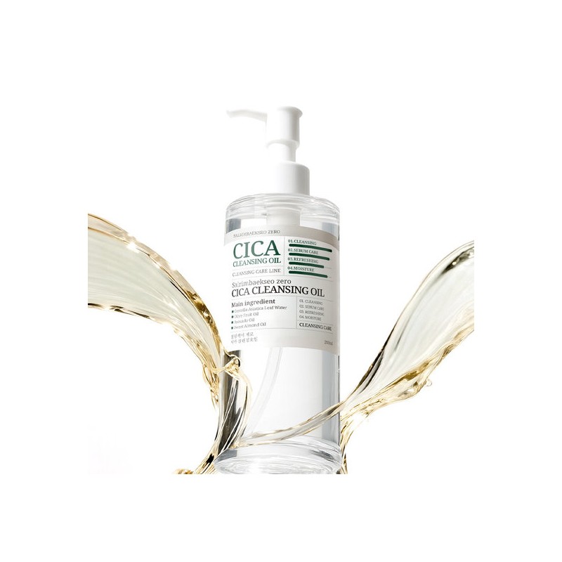 [1+ 1][Salim Baekseo Zero] Cica Hydrating Calming Cleansing Oil 200ml