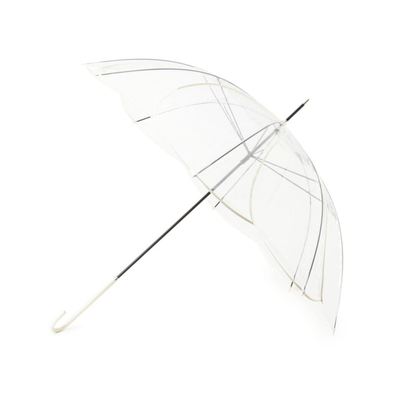 Globe 76941306 Women's Long Umbrella, because Color Piping Clear Umbrella,
