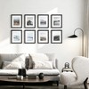 Picrit 8x10 Solid Wood Frame Set of 2, Black Wood