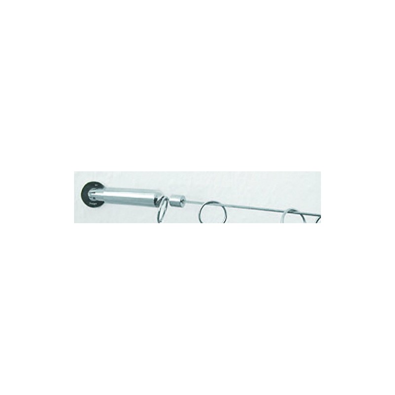 Wire Shower Curtain Rod Kit 196.85in / 500cm– Chrome